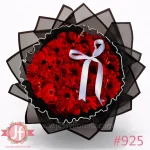 ramo rojo con 50 rosas y 15 gerberas arreglo floral en Guadalajara