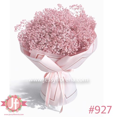 bouquet gypsophilia rosa velo de novia arreglo floral en Guadalajara