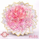 ramo de 500 rosas rositas arreglo floral gigante en Guadalajara