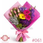 bouquet de tulipanes y gerberas arreglo floral colorido en Guadalajara